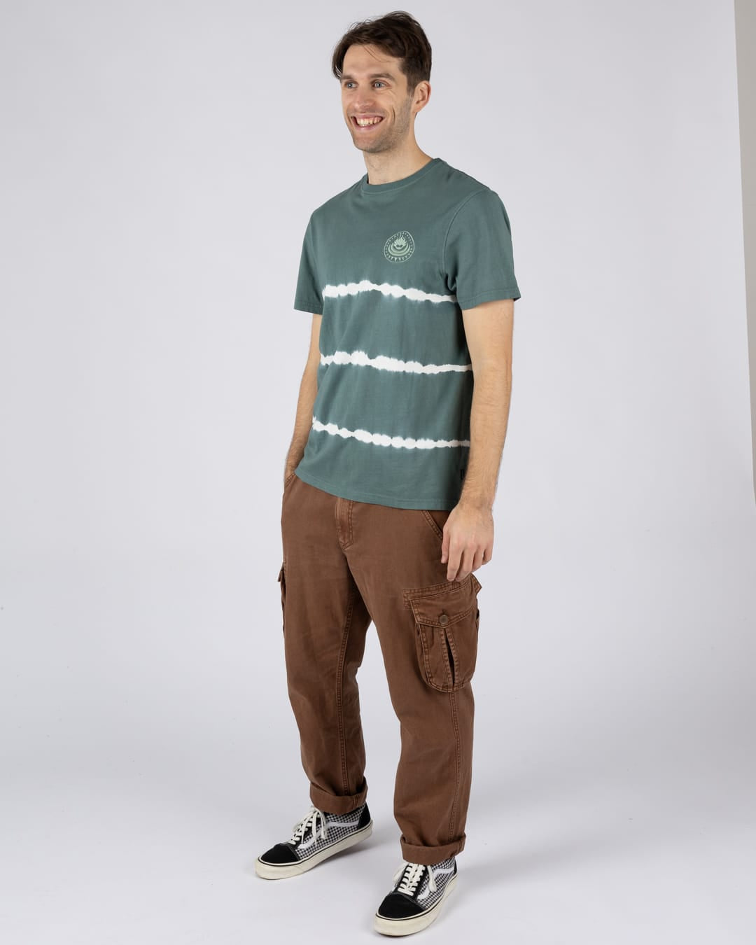 Origin Flame Mens Td Short Sleeve T-Shirt in Light Green