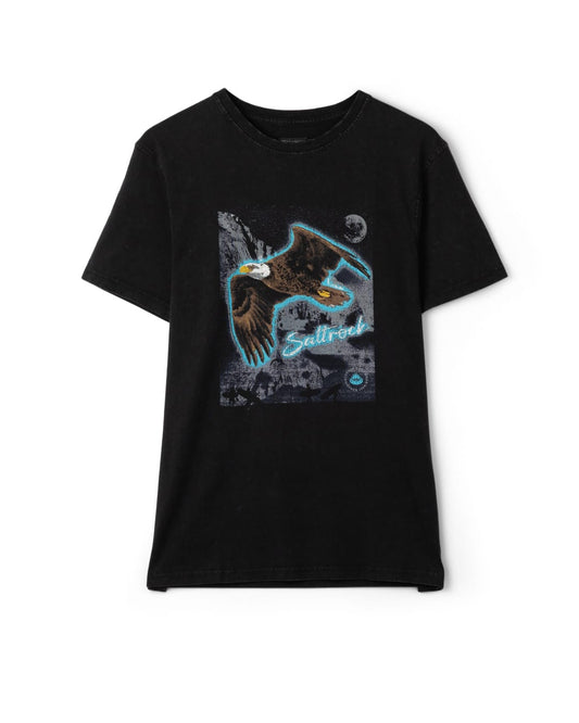 Eagle Mountain Mens Classic Short Sleeve T-Shirt In Black