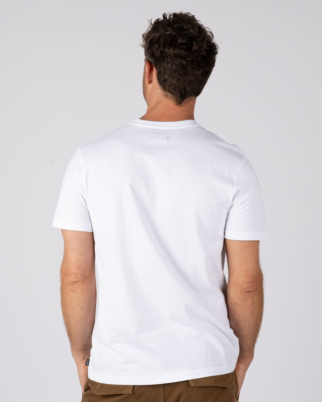 Surf Truck Mens Classic Short Sleeve T-Shirt In White