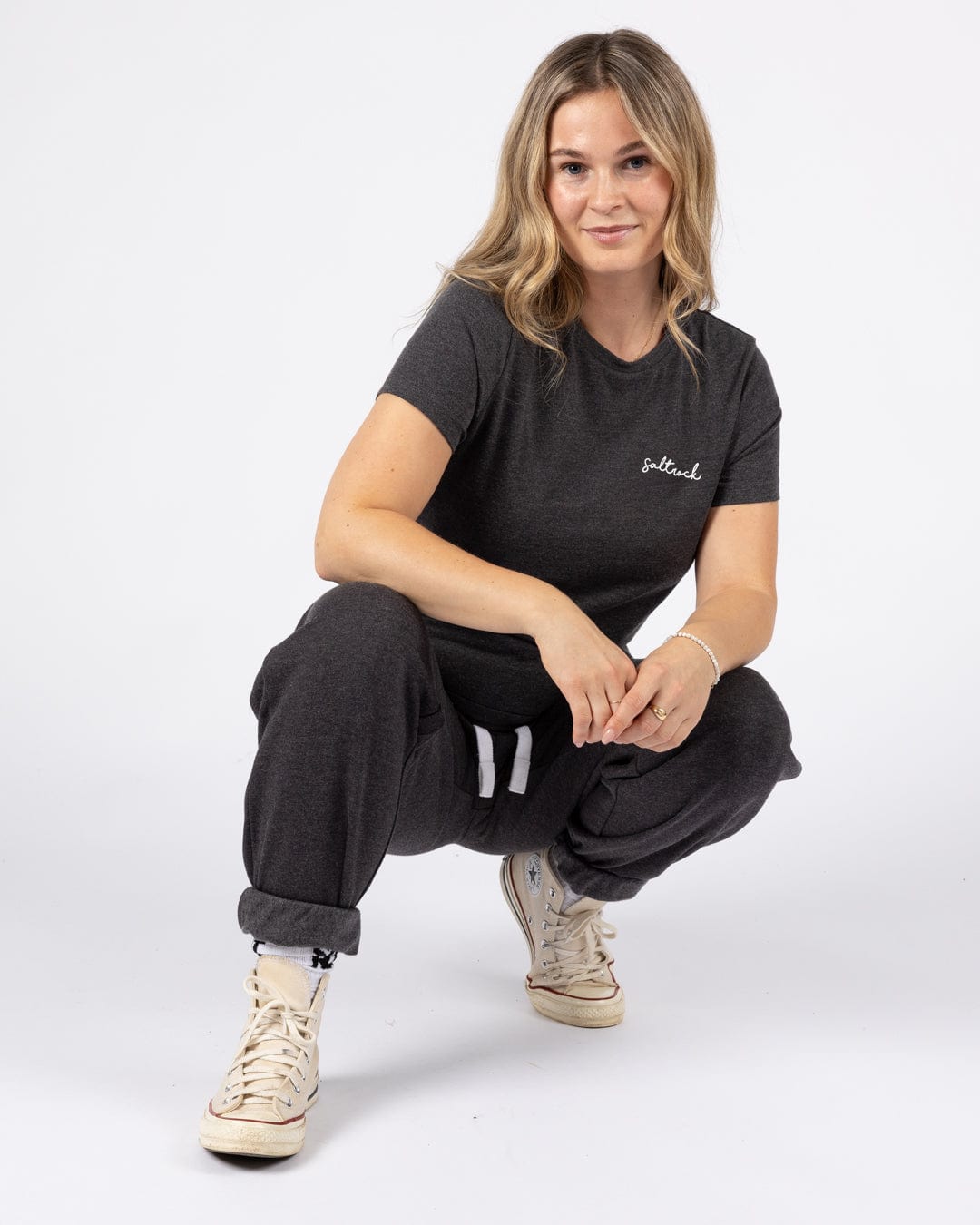 Velator - Womens Short Sleeve T-Shirt - Dark Grey