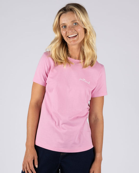 Essential Short Sleeve T-Shirt In Pink