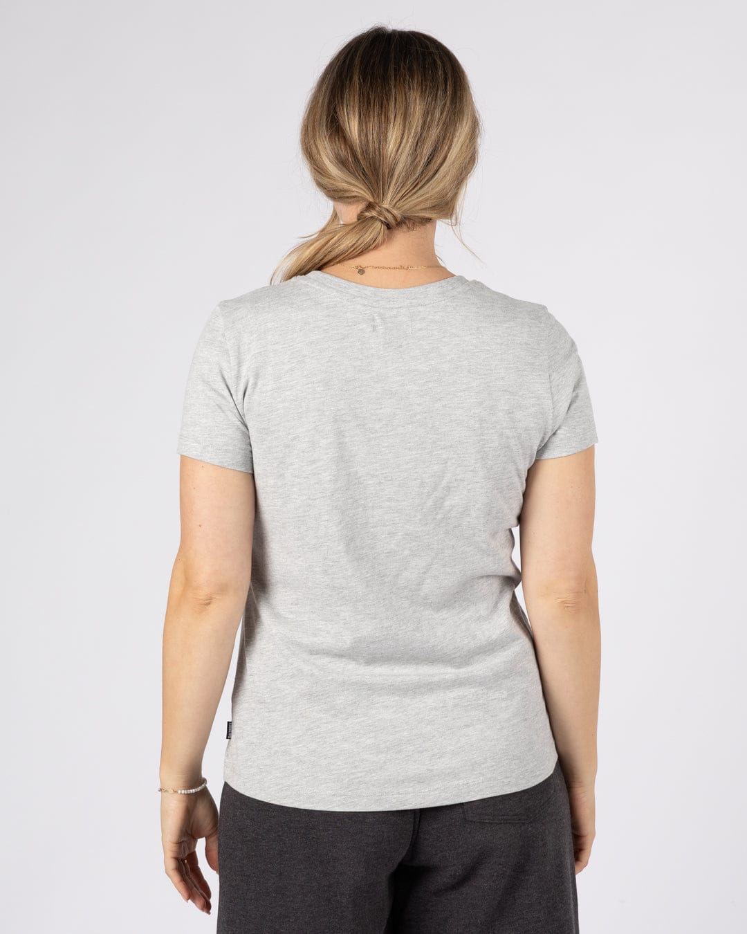 Velator - Womens Short Sleeve T-Shirt - Grey Marl