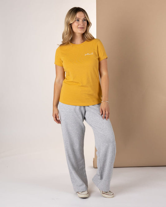 Velator - Womens Short Sleeve T-Shirt - Yellow
