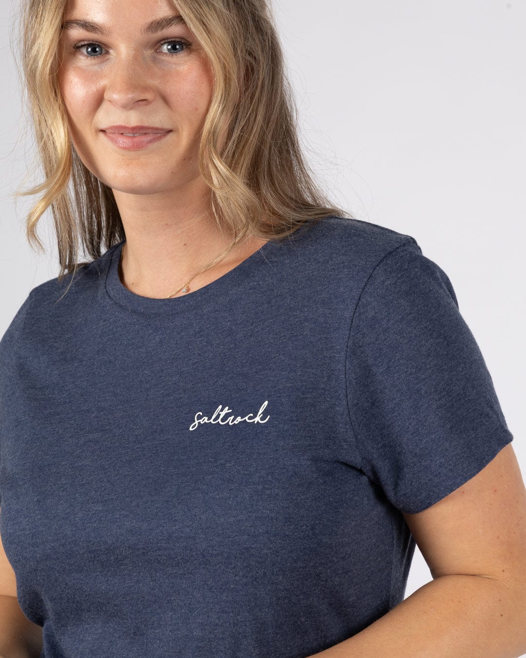 Velator - Womens Short Sleeve T-Shirt - Blue Marl