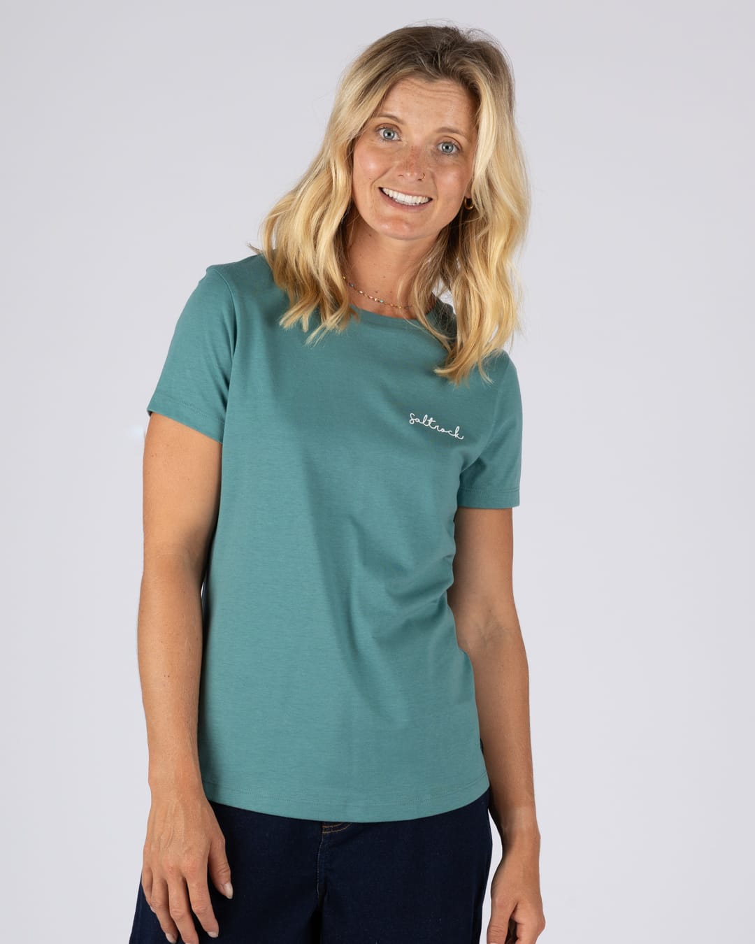 Velator Womens Short Sleeve T-Shirt In Dark Green