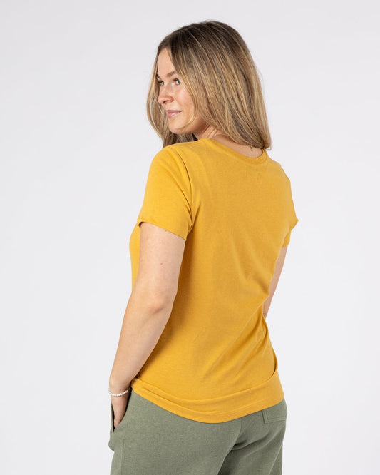 Velator - Womens Short Sleeve T-Shirt - Yellow