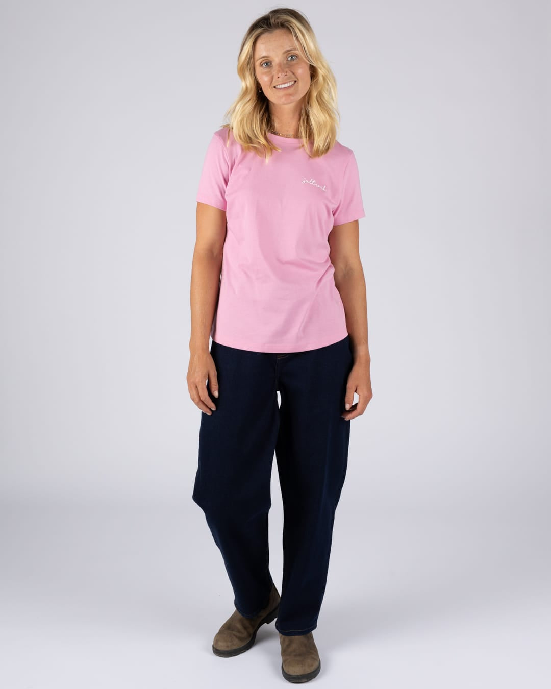 Essential Short Sleeve T-Shirt In Pink