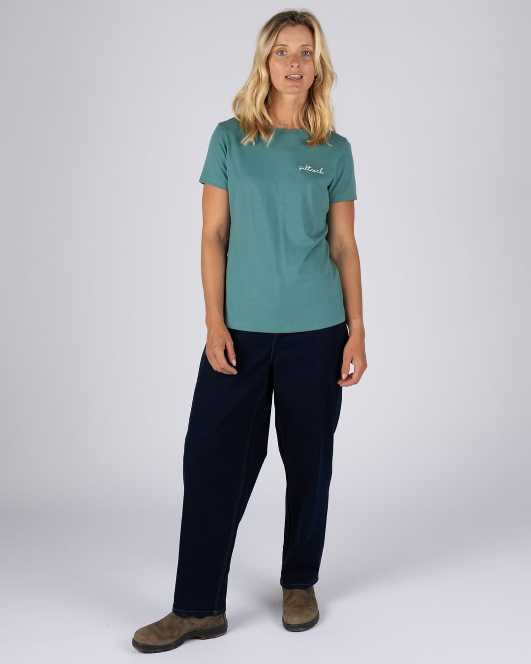Velator Womens Short Sleeve T-Shirt In Dark Green