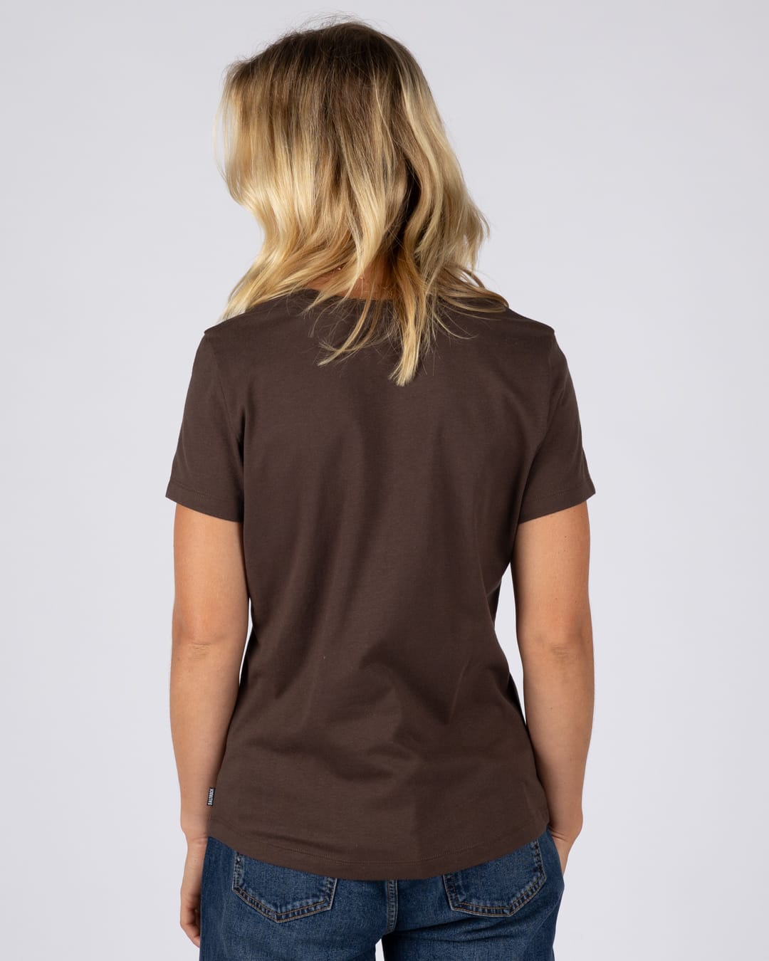 Velator Womens Short Sleeve T-Shirt in Brown