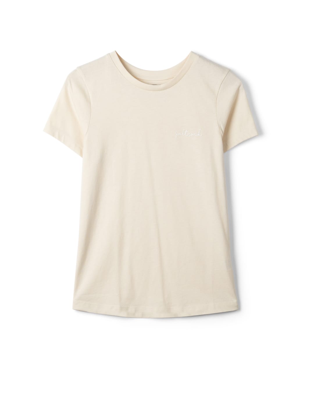Velator Womens Short Sleeve T-Shirt In Cream
