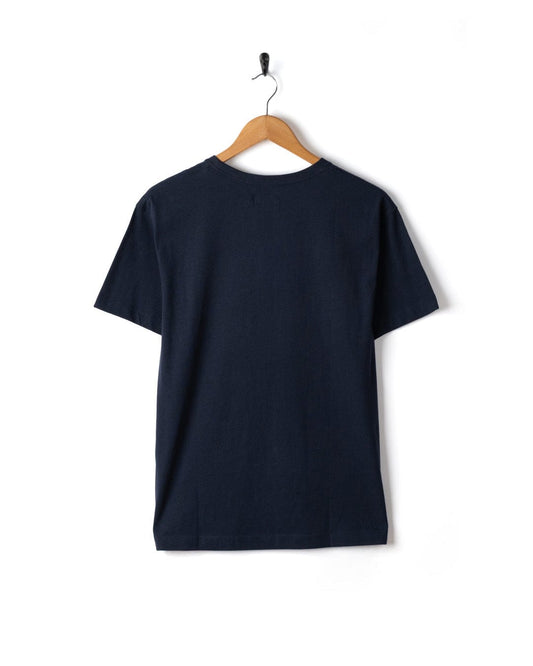 Open Road - Womens Oversized Short Sleeve T-Shirt - Blue