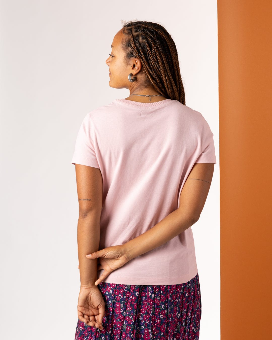 Links - Womens Short Sleeve T-Shirt - Pink