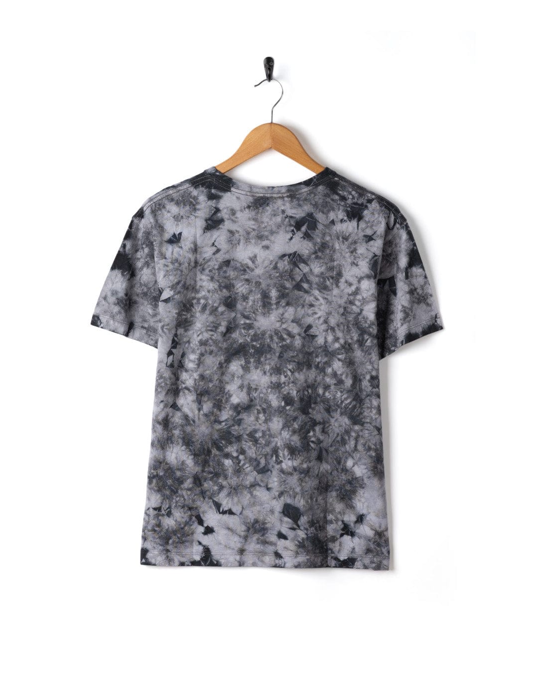 Tarot Moon - Womens Oversized Tie Dye T-Shirt - Black
