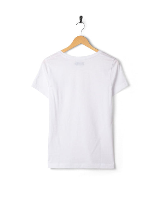 Velator - Womens Short Sleeve V-Neck T-Shirt - White
