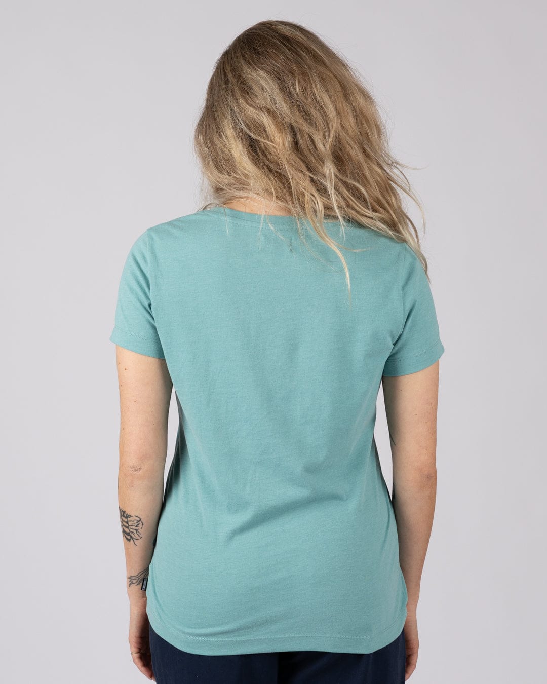 Velator - Women's Short Sleeve V-Neck T-Shirt - Blue