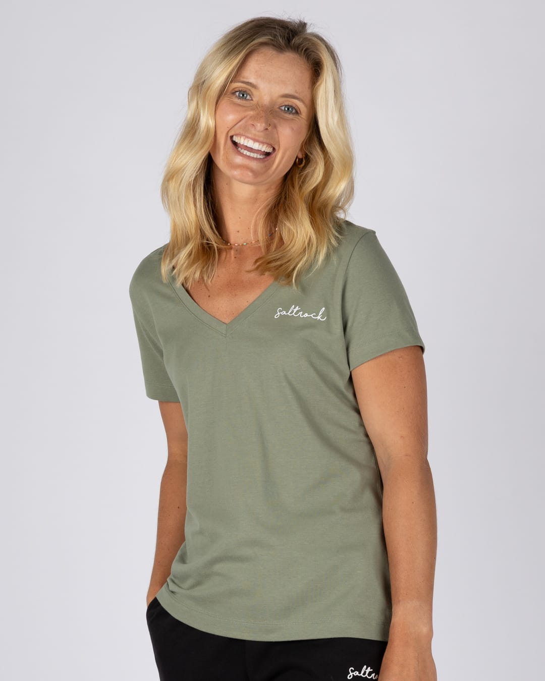 Velator Womens Short Sleeve T-Shirt In Light Green
