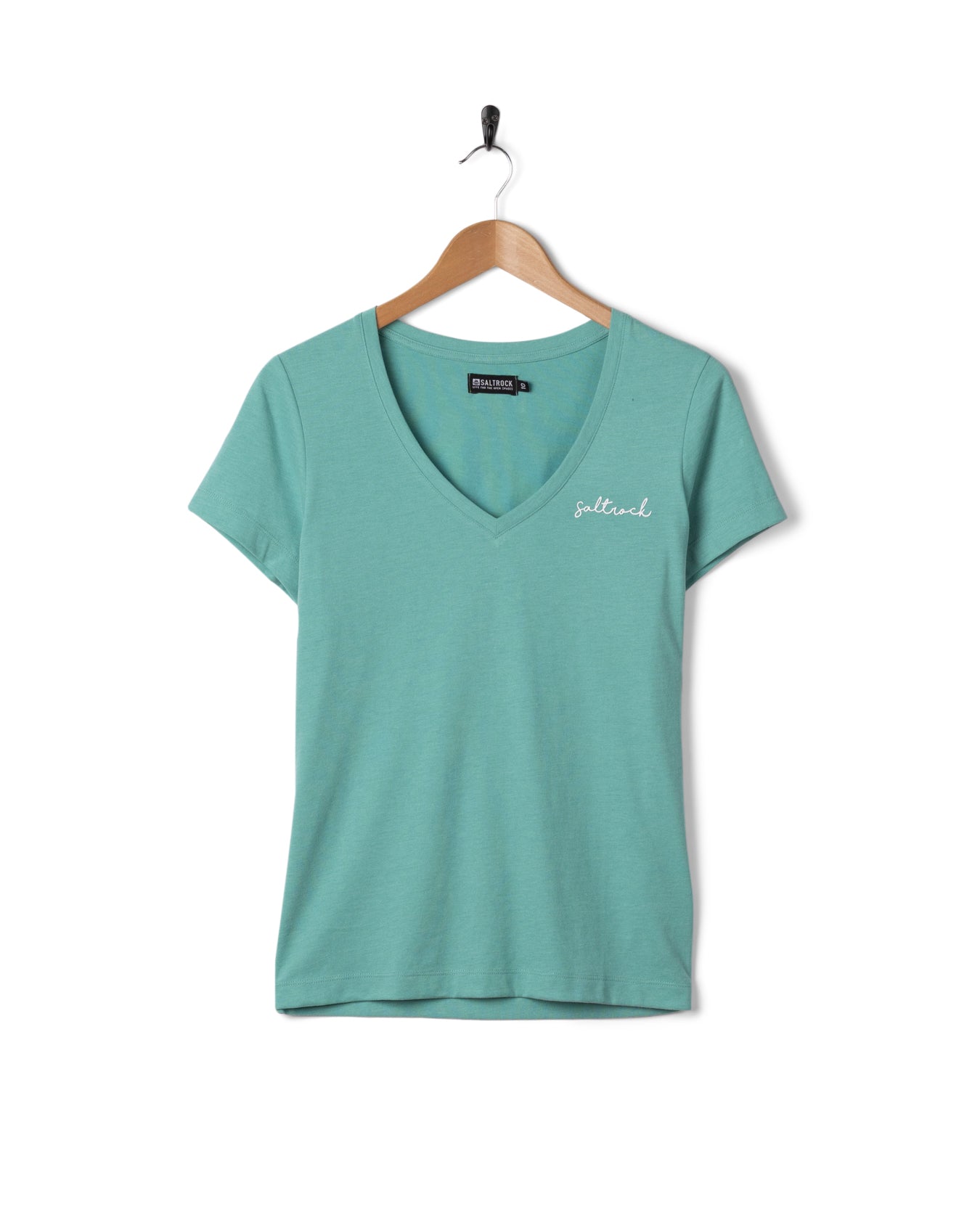 Velator - Women's Short Sleeve V-Neck T-Shirt - Blue