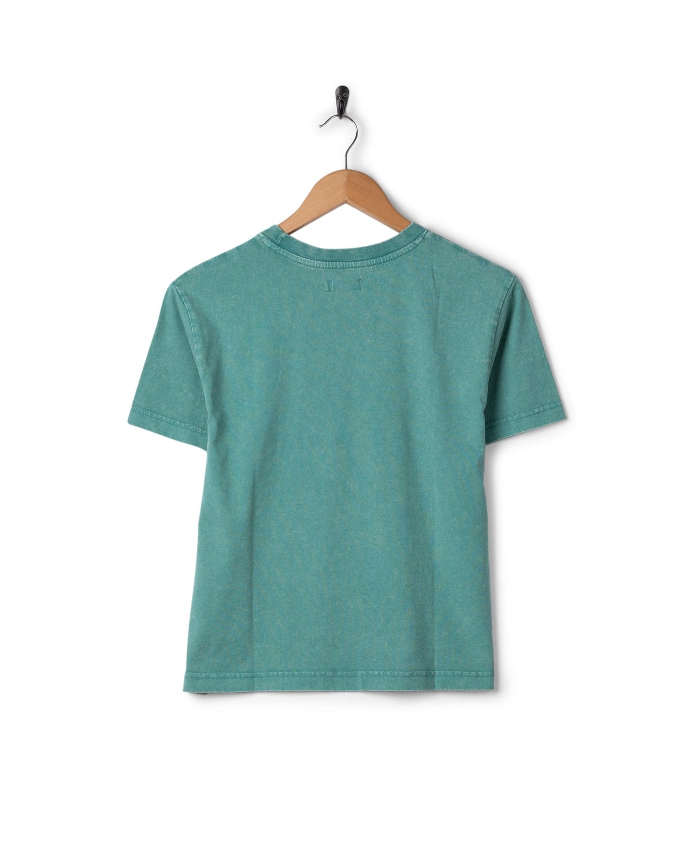 Last Light Womens Boxy Short Sleeve T-Shirt in Blue
