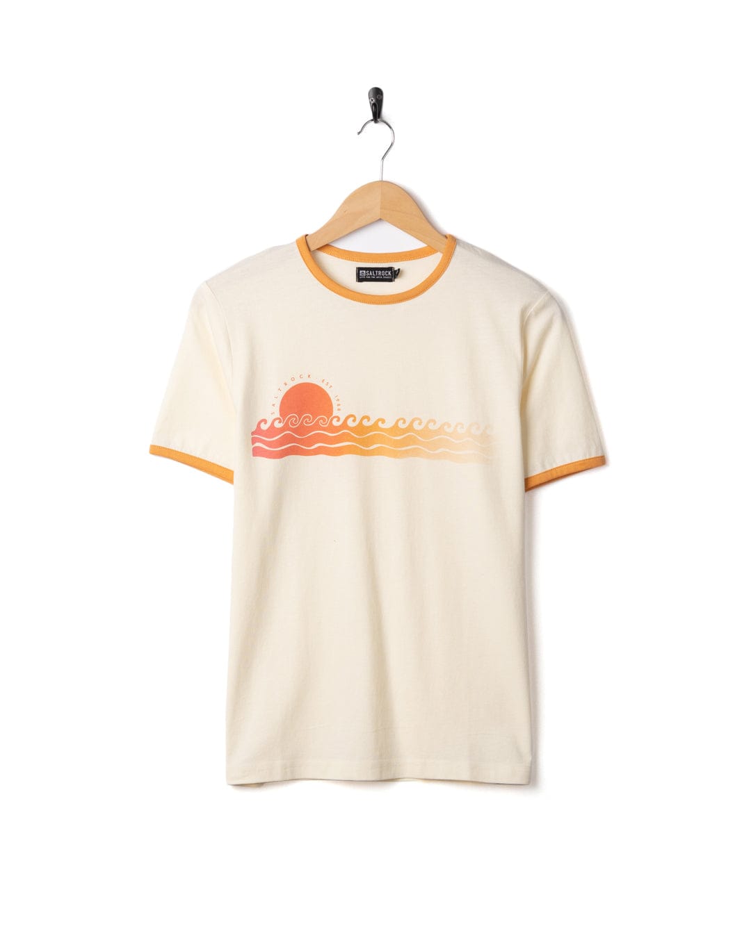 Golden Hour Womens Short Sleeve T-Shirt in Cream