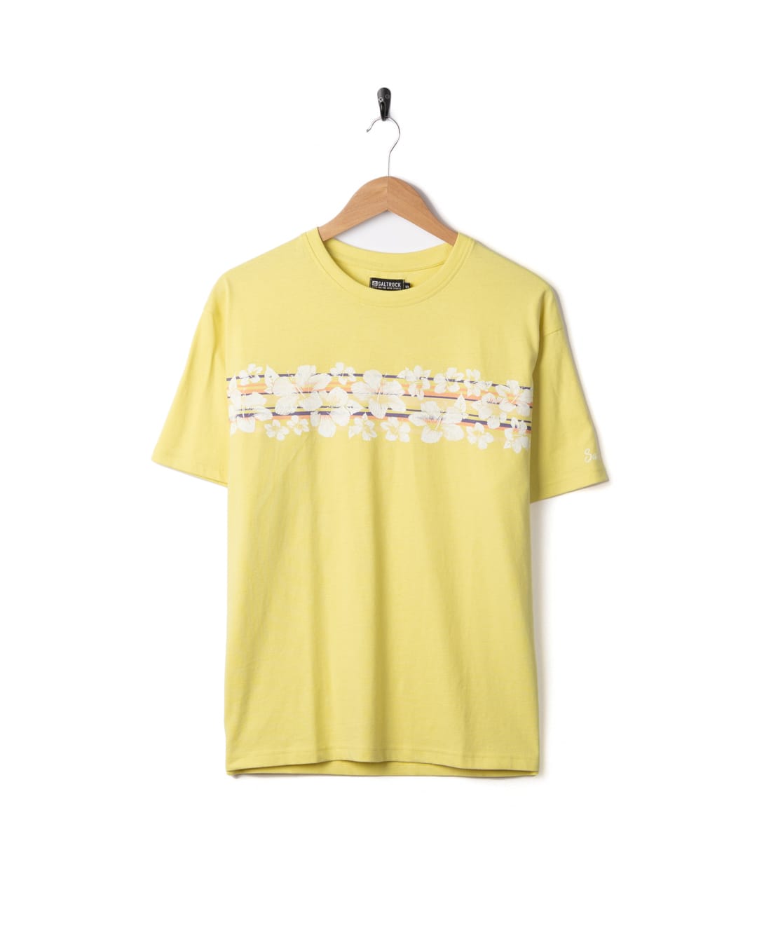 Hebe Womens Short Sleeve Oversized T-Shirt in Yellow