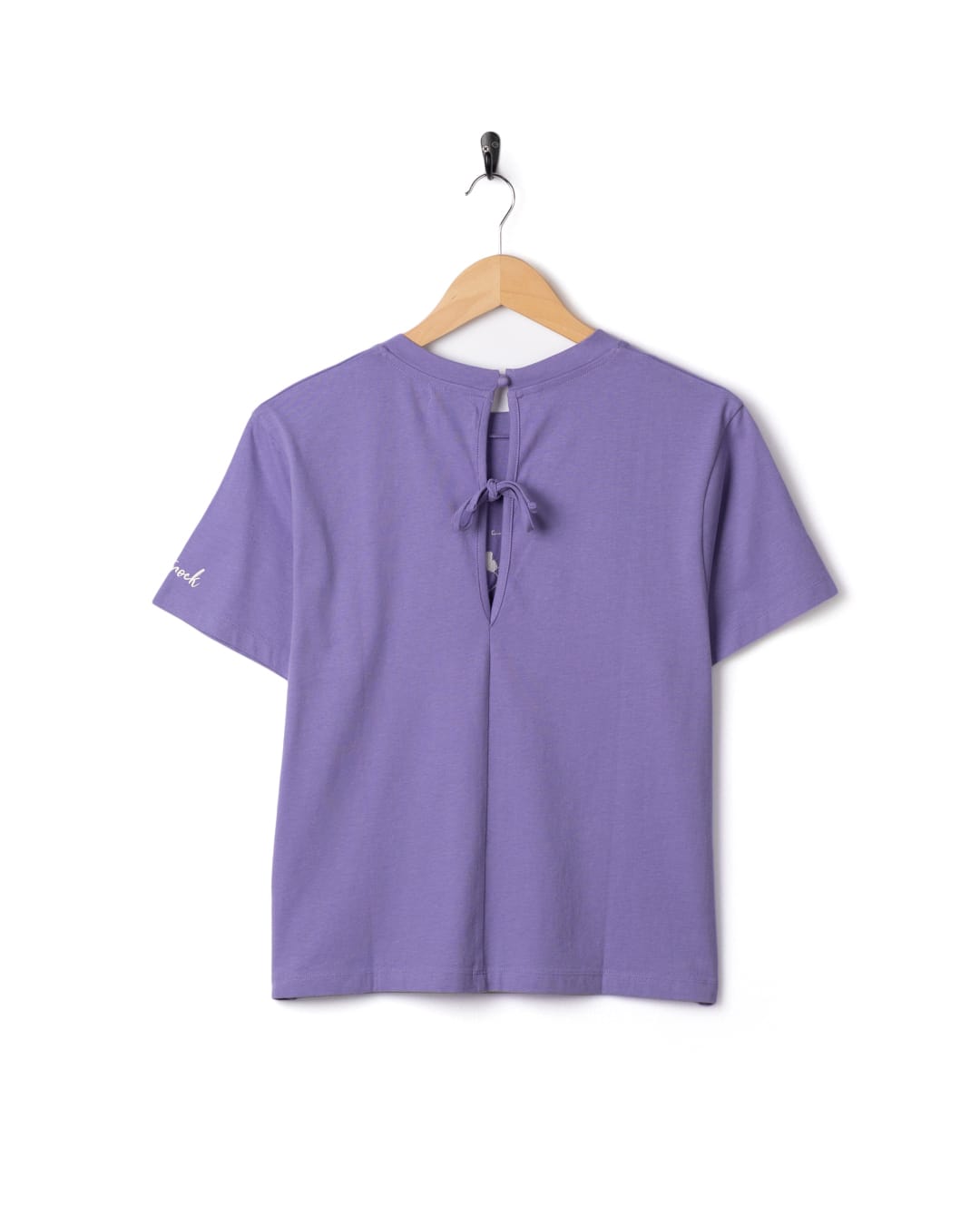 Aster Womens Short Sleeve Tee in Purple