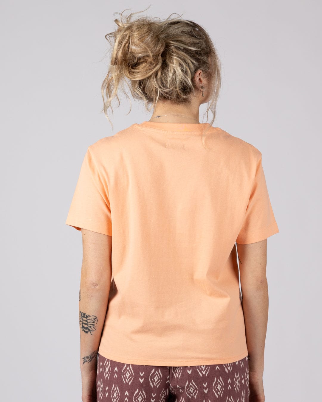 Trader Daze - Womens Boxy Short Sleeve T-Shirt - Orange