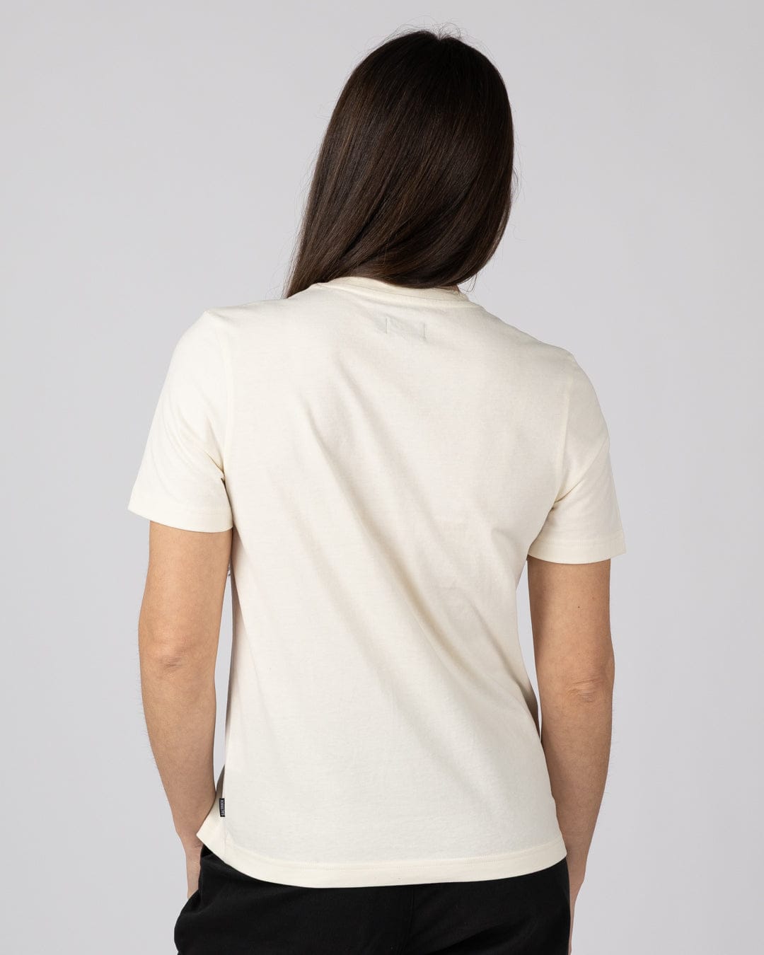 Happy Place Cornwall Womens Short Sleeve T-Shirt in Cream
