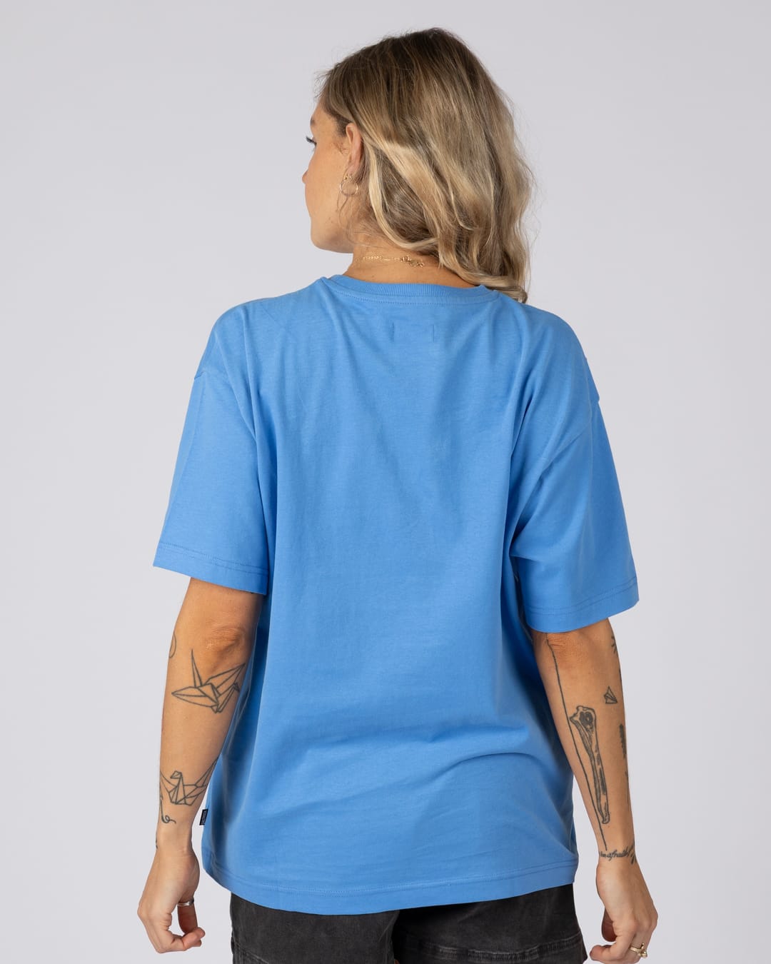 Barrel Surf Womens Short Sleeve Tee in Bright Blue