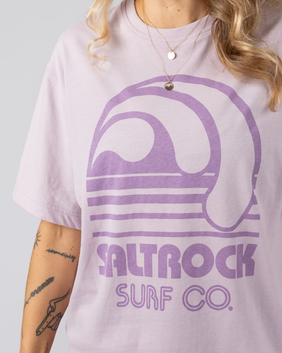 Barrel Surf Womens Short Sleeve Tee in Purple