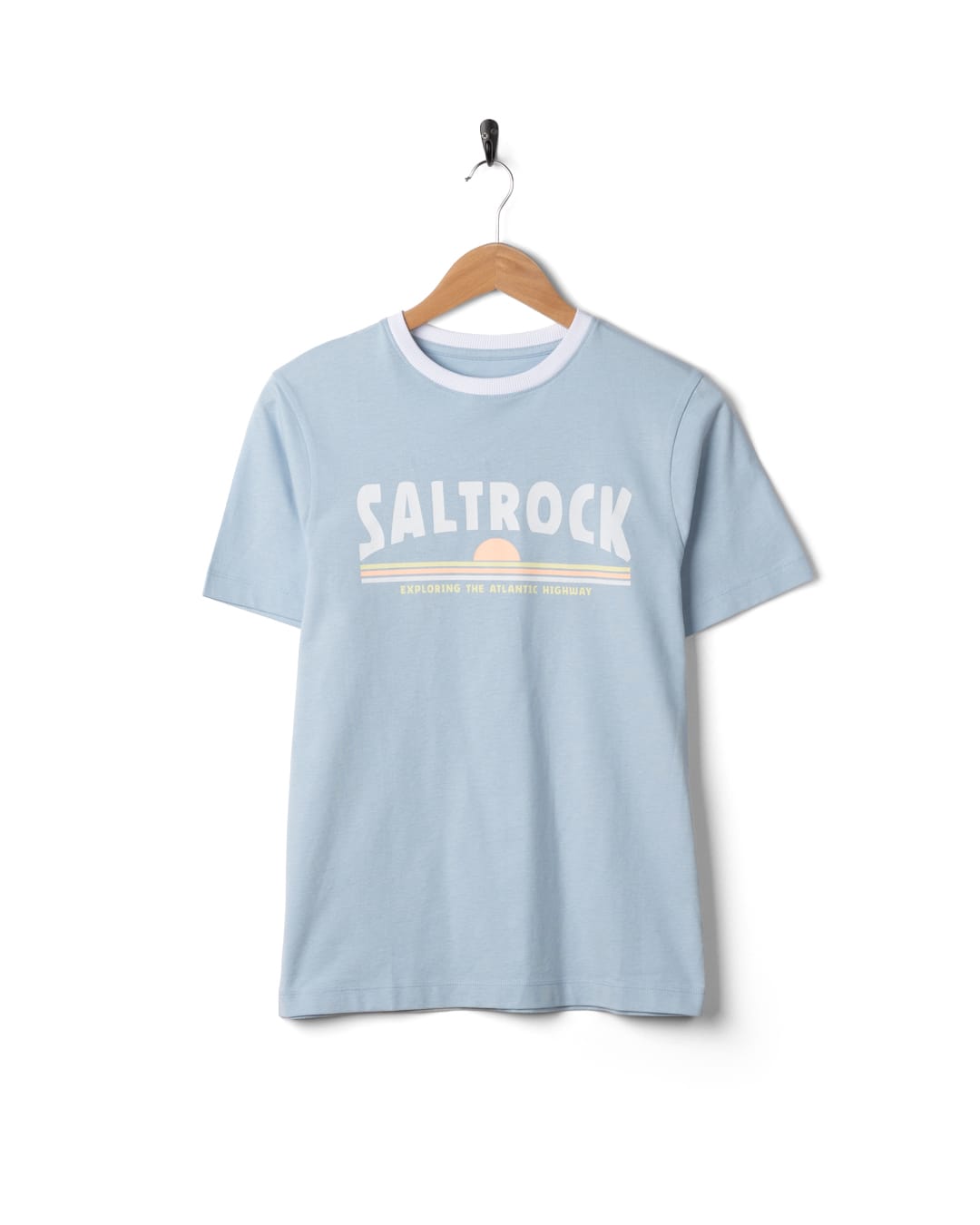 Scape Womens Short Sleeve Tee in Light Blue