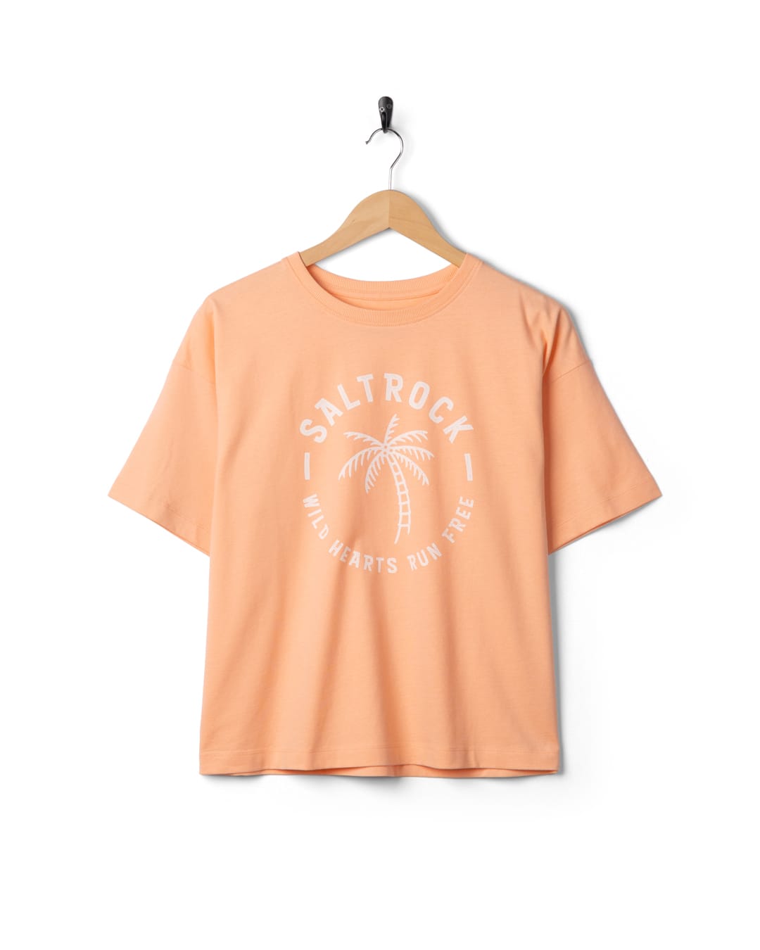 Run Free Womens Short Sleeve Tee in Light Pink