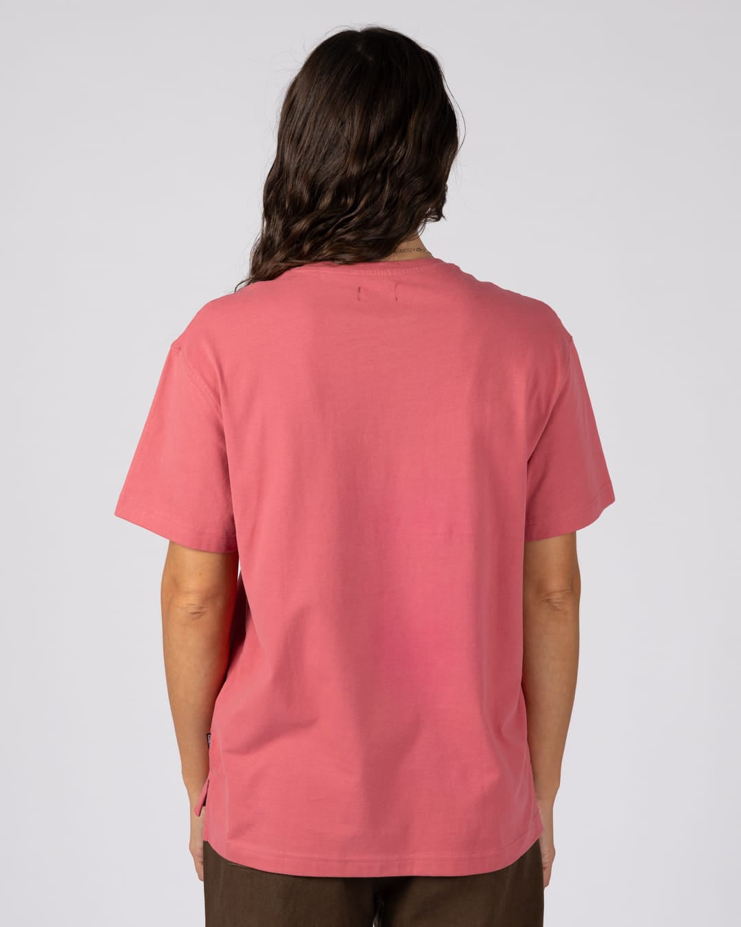 Magic Everyday Womens Oversized Short Sleeve T-Shirt in Pink