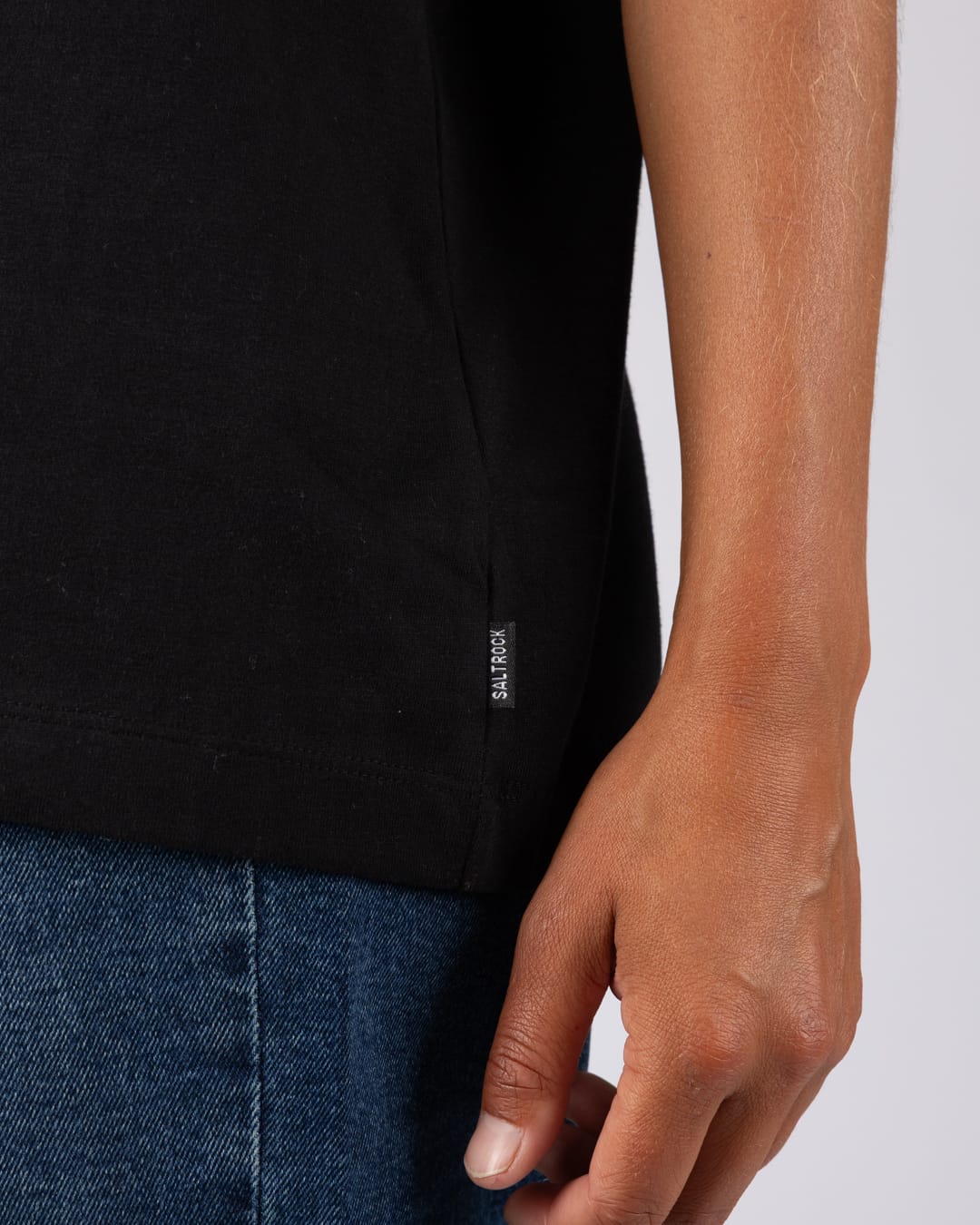 Perfect Set Womens Oversized Short Sleeve T-Shirt In Black