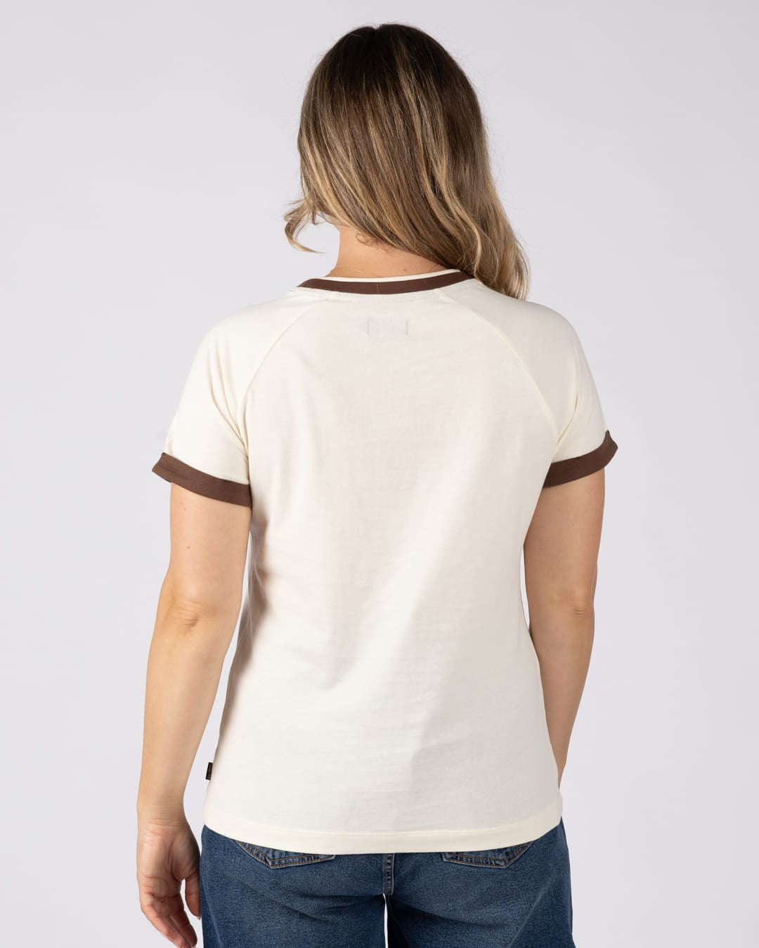 Logan Womens T-Shirt in Cream