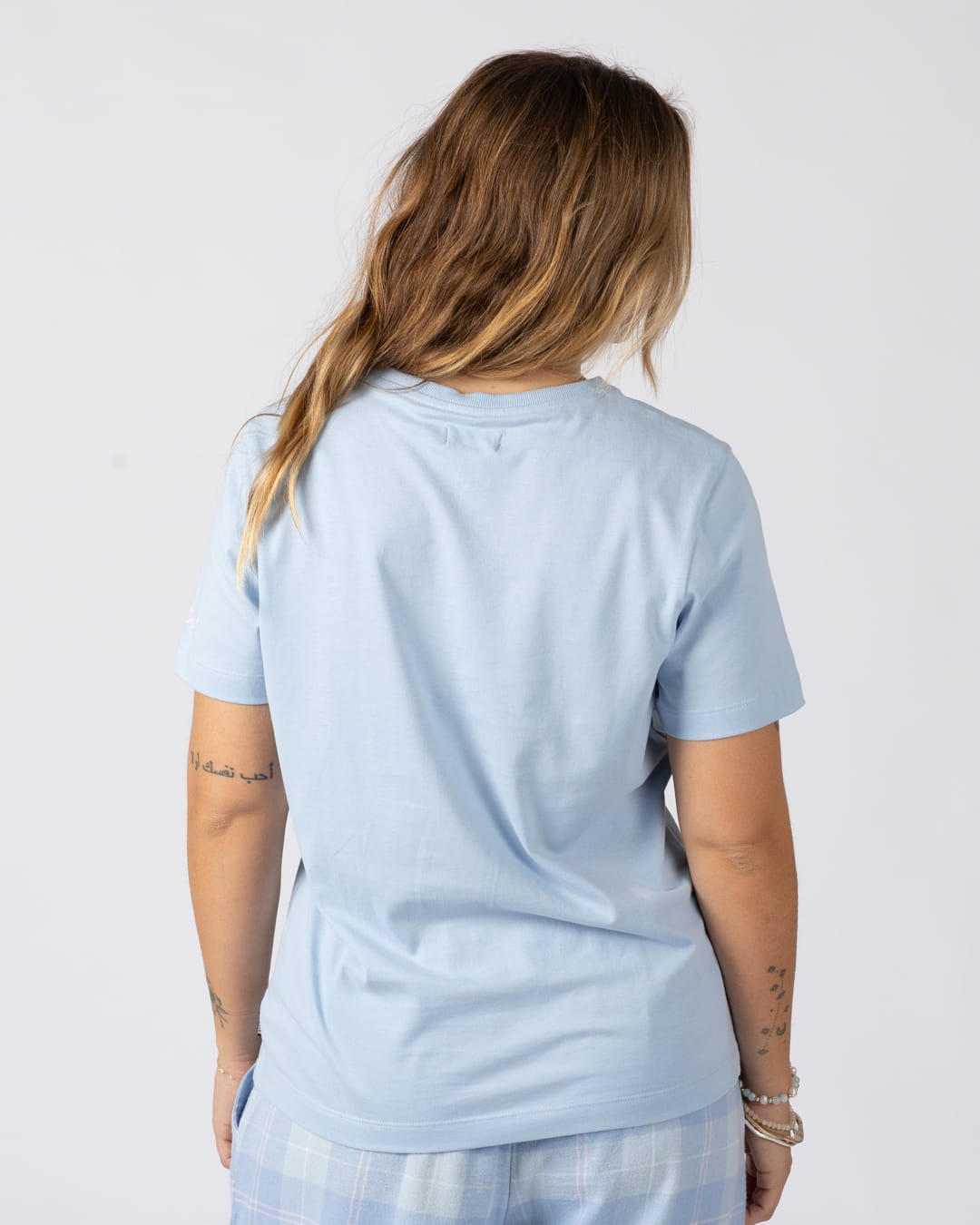 Grace Womens Pyjama Top in Blue