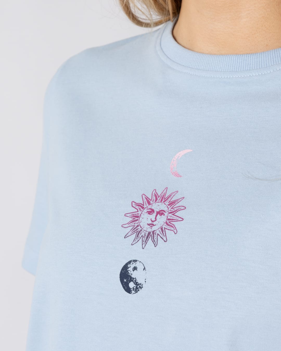 Grace Womens Pyjama Top in Blue