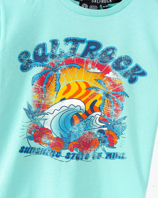 Paradise - Kids T-Shirt - Turquoise