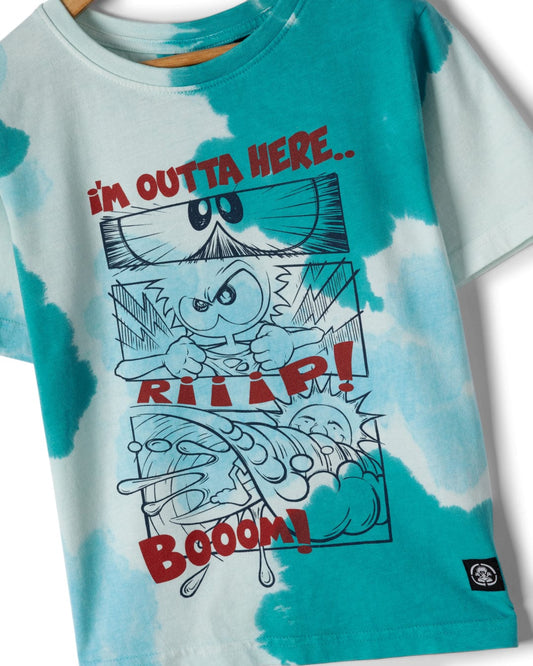 Outta Here - Kids T-Shirt - Turquoise