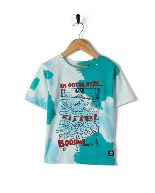 Outta Here - Kids T-Shirt - Turquoise