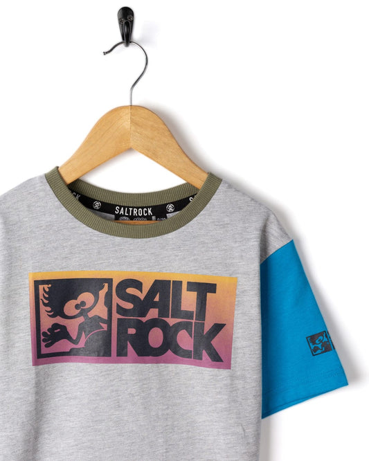 Tok Corp Gradient - kids Short Sleeve T-Shirt - Grey