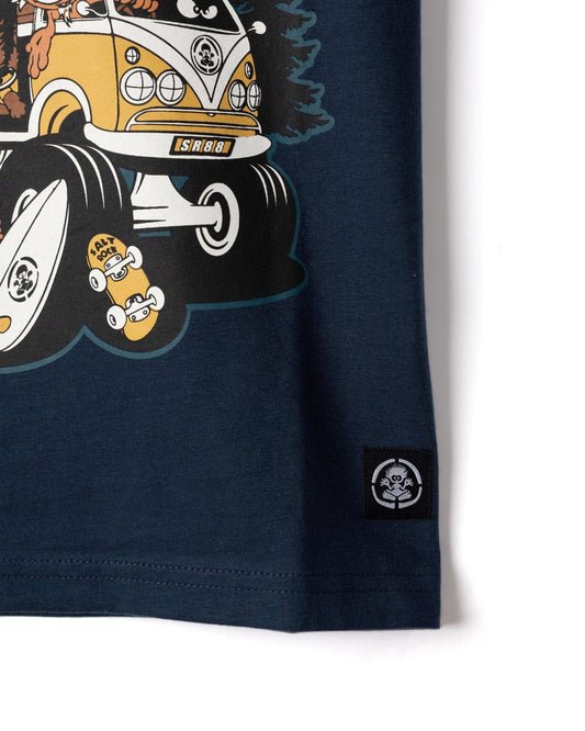 Tokotrip - Kids Short Sleeve T-Shirt - Blue