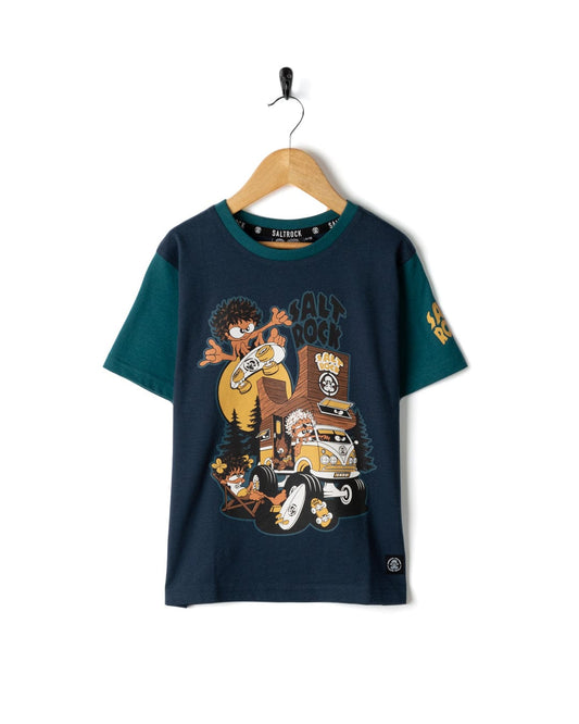 Tokotrip - Kids Short Sleeve T-Shirt - Blue