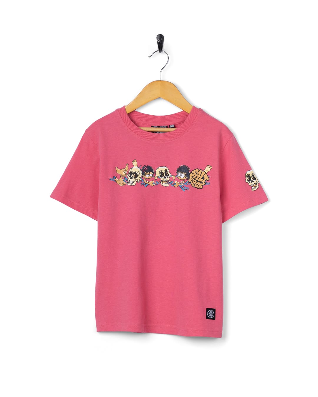 Lush Line Up Kids Short Sleeve Tee Bright Pink - SS26