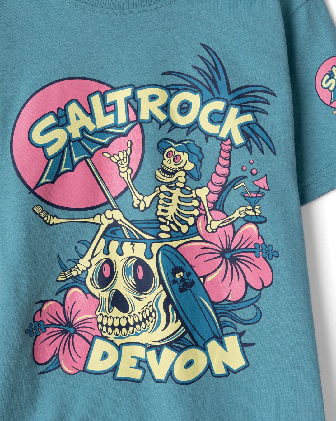 Sip “N”Dip Devon - Kids Short Sleeve T-Shirt - Blue