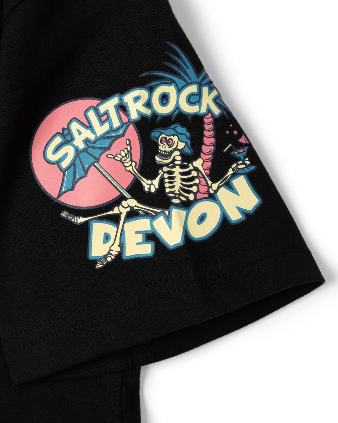 Sip N Dip Devon Kids T-Shirt in Black