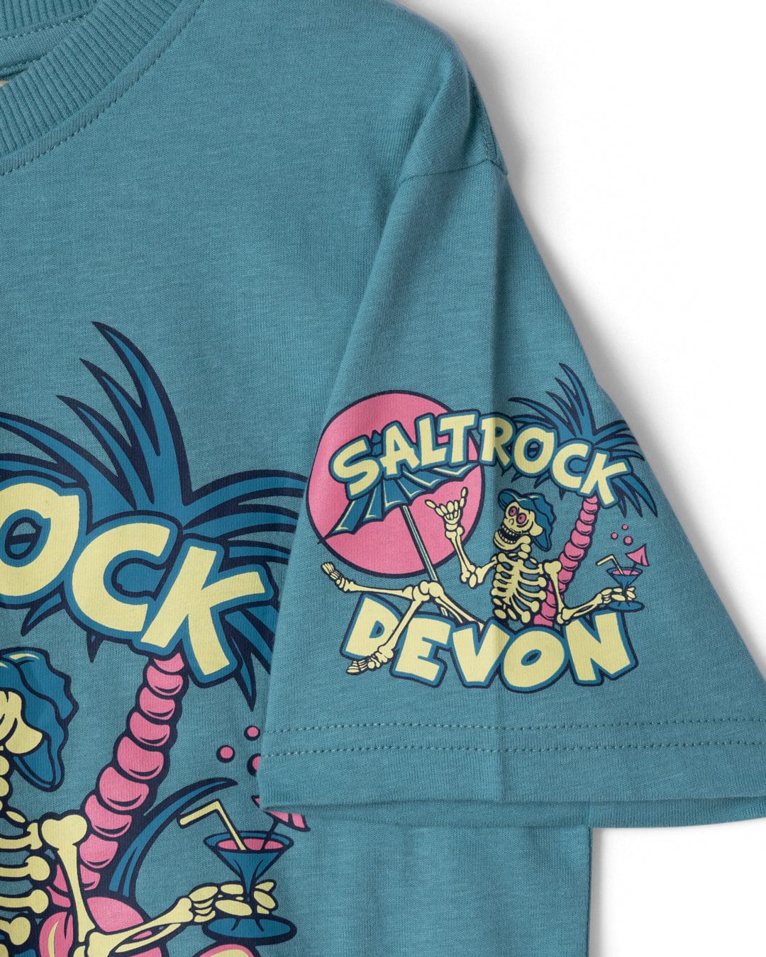 Sip “N”Dip Devon - Kids Short Sleeve T-Shirt - Blue