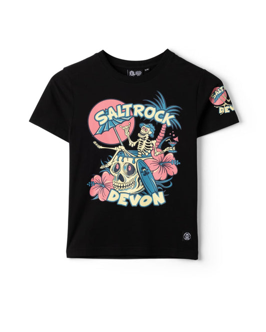 Sip N Dip Devon Kids T-Shirt in Black