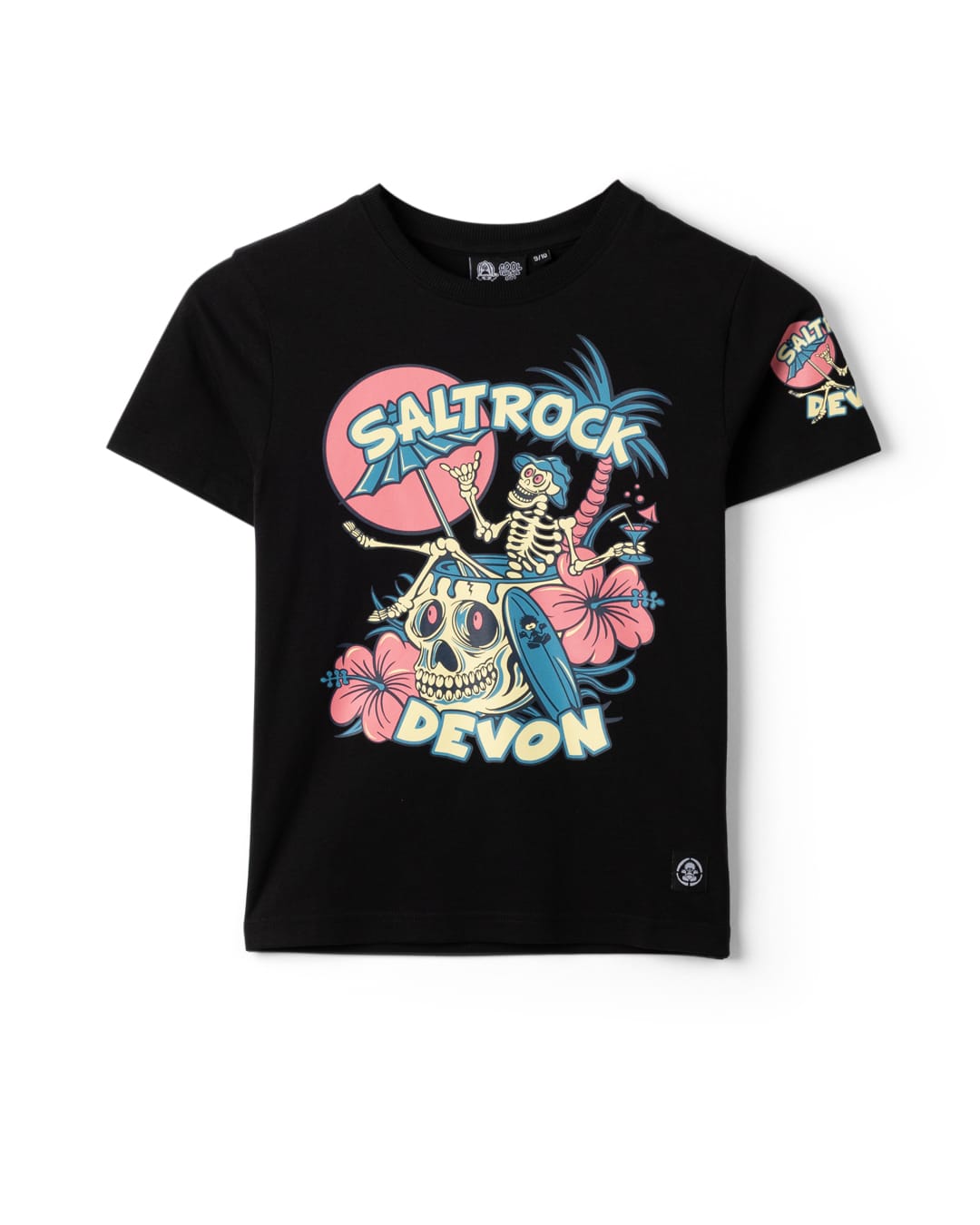 Sip N Dip Devon Kids T-Shirt in Black