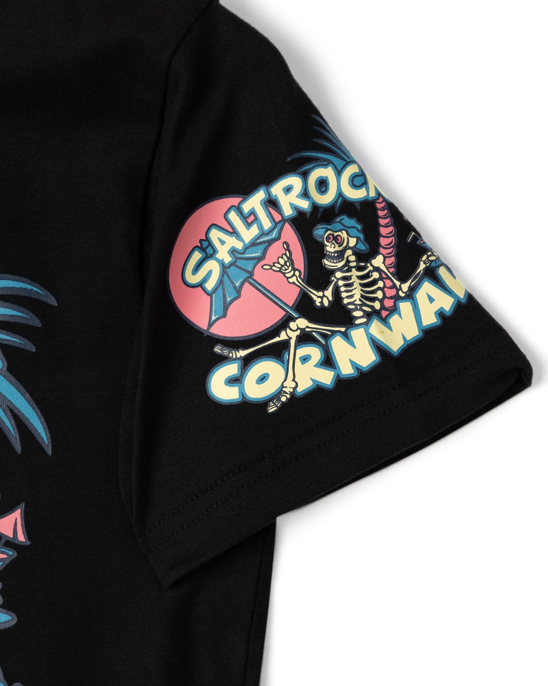 Sip N Dip Cornwall Kids T-Shirt in Black