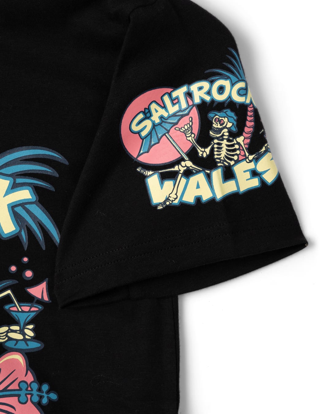Sip N Dip Wales Kids T-Shirt in Black